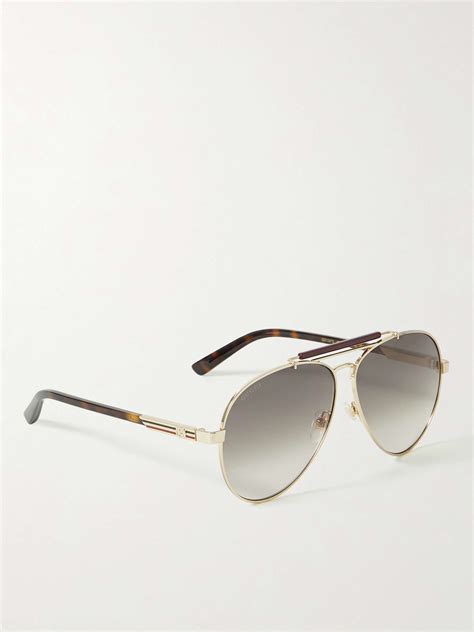 gucci bamboo aviators|Gucci foldable aviator sunglasses.